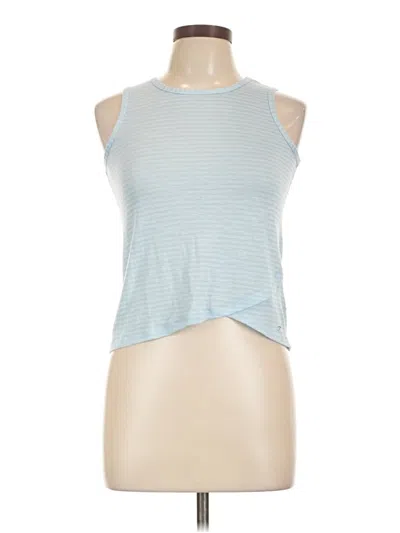 Pre-owned Freely Tank Top Blue Halter Neckline Tops