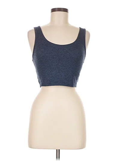 Pre-owned Freely Tank Top Blue Strapless Neckline Tops