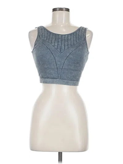 Pre-owned Freely Tank Top Blue Strapless Neckline Tops