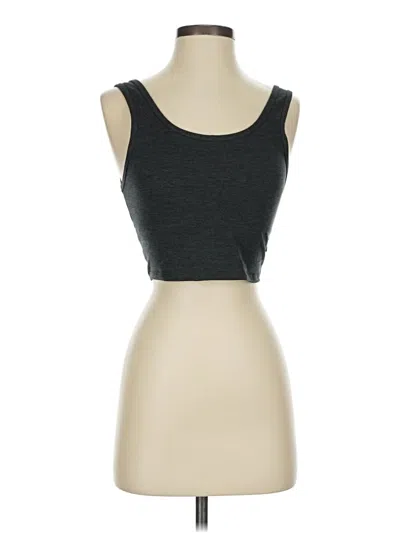 Pre-owned Freely Tank Top Gray Strapless Neckline Tops