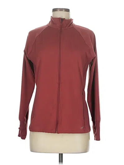 Pre-owned Freely Track Jacket In Burgundy
