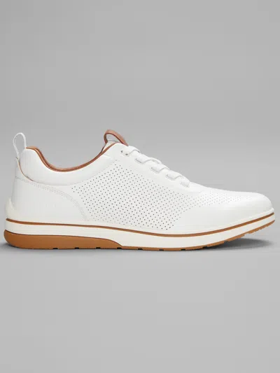 Freeman Leland Leather Perforated Lace-up Sneakers