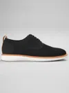 Freeman Shiloh Knit Oxfords In Black