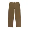 Freemans Sporting Club Brown Academy Cotton Pants In Green