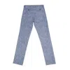 Freemans Sporting Club Chambray Woven Cotton Pants In Blue