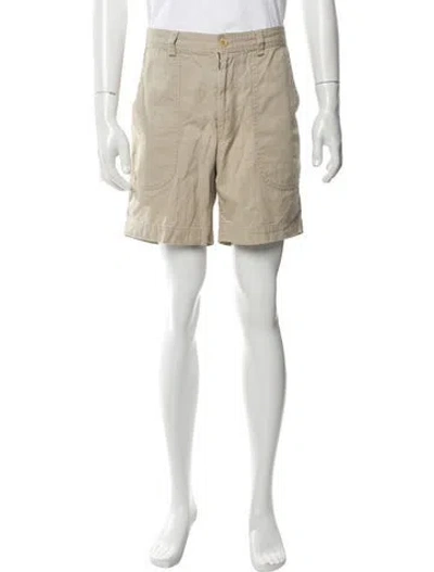 Pre-owned Freemans Sporting Club Flat Front Shorts In Neutral