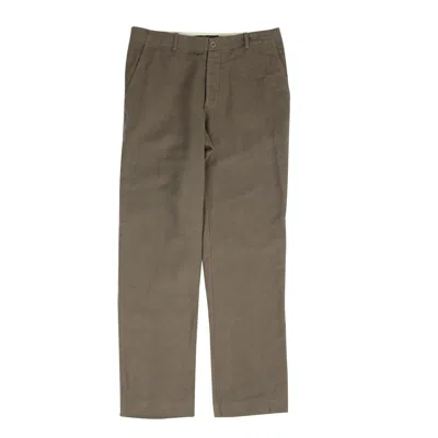 Freemans Sporting Club Green Academy Soft Cotton Pants In Brown