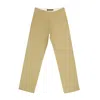 Freemans Sporting Club Khaki Cotton Pants In Gold