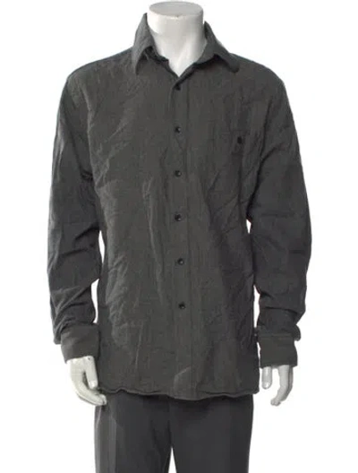 Pre-owned Freemans Sporting Club Long Sleeve Shirt In Gray