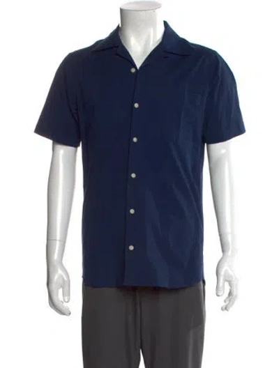 Pre-owned Freemans Sporting Club Short Sleeve Shirt In Blue