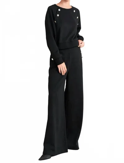 Freemarket Carmen Buttoned Woven Pants In Black
