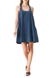 Freemarket Denim Minidress In Multi