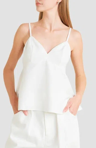 Freemarket Flare Camisole In White