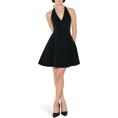 Freemarket Halter Neck Minidress In Black