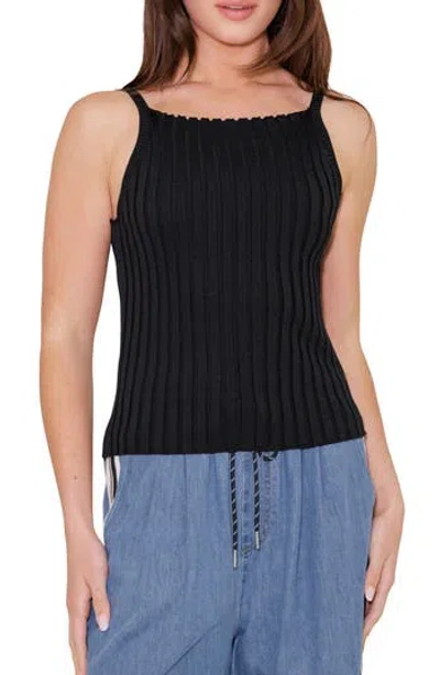 Freemarket Rib Tank In Black