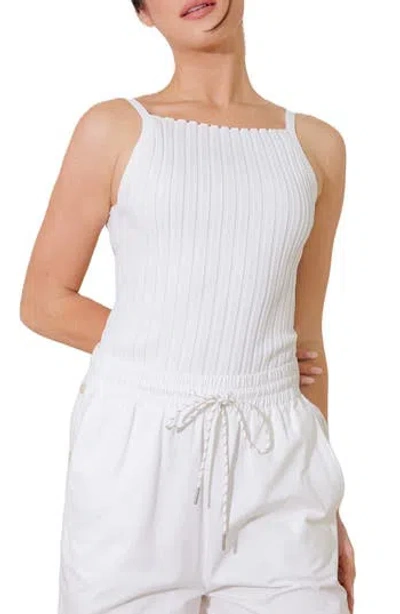 Freemarket Rib Tank In White