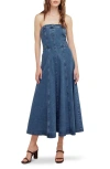 Freemarket Strapless Denim Maxi Dress