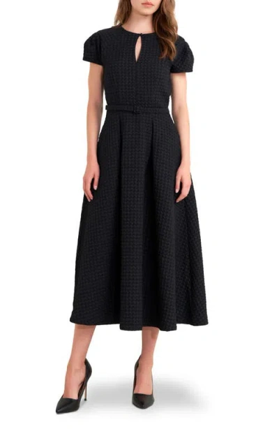 Freemarket Textured A-line Dress In Black