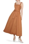 Freemarket Tie Waist Sleeveless Maxi Dress