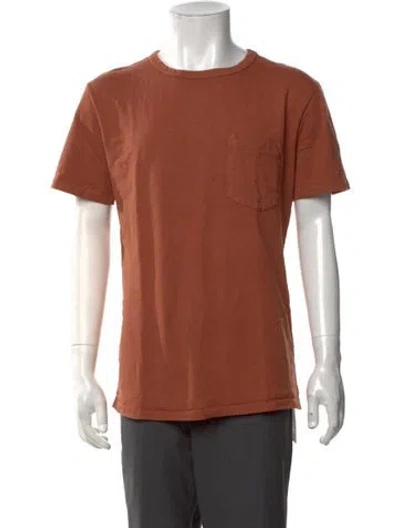 Pre-owned Freenote Cloth Crew Neck Short Sleeve T-shirt In Brown