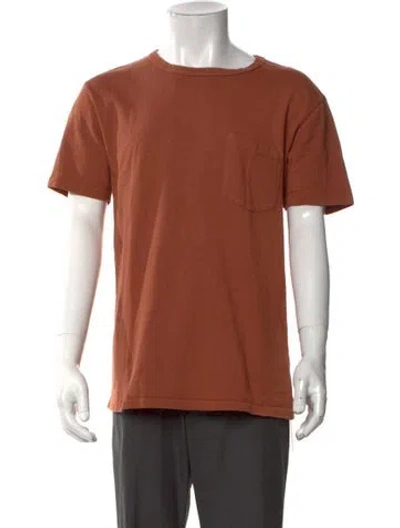 Pre-owned Freenote Cloth Crew Neck Short Sleeve T-shirt In Red
