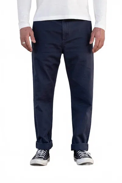 Freenote Cloth Deck Straight Leg Pants In Navy In Blue