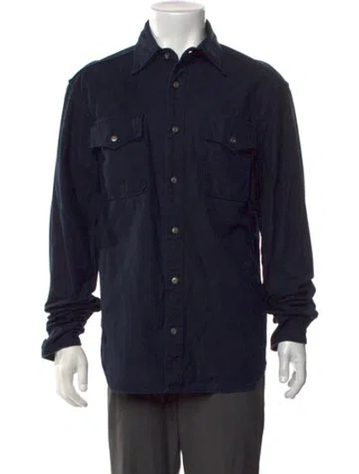 Pre-owned Freenote Cloth Long Sleeve Shirt In Blue