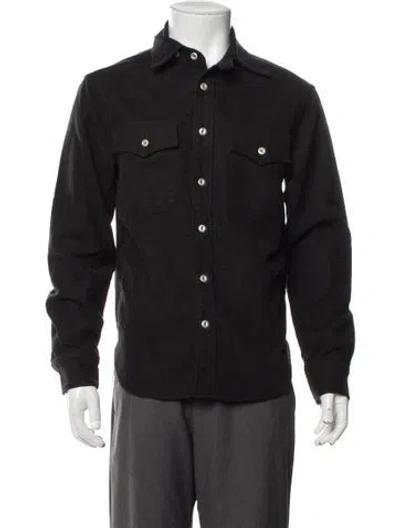 Pre-owned Freenote Cloth Long Sleeve Western Shirt W/ Tags In Black