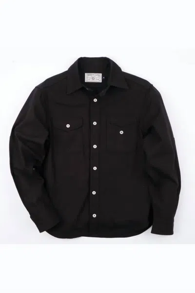 Freenote Cloth Men's Lambert Shirt In Obsidian In Black