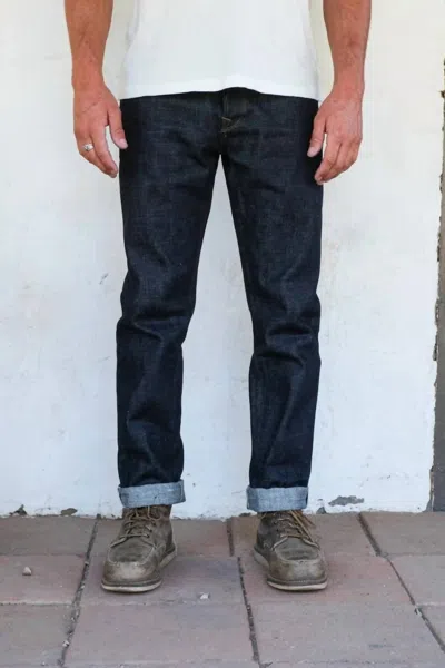 Freenote Cloth Portola Classic Taper 17oz Jeans In Blue Slub In Multi