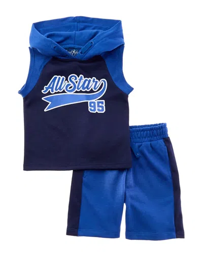 Freestyle 2pc All Star Sport Short Set In Blue