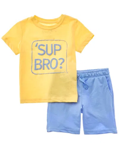 Freestyle 2pc Sup Bro T-shirt & Short Set In Multi