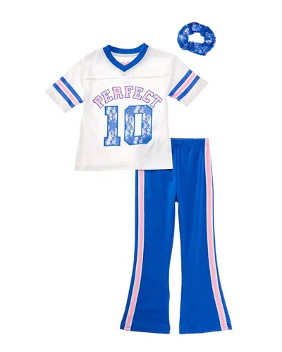 Freestyle Kids' 3pc Perfect 10 Knit Legging Set In Blue