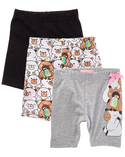 Freestyle 3pk Capybara Cutie Bike Short In Multi