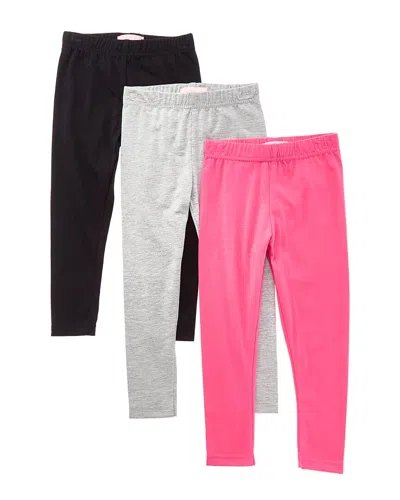 Freestyle 3pk Cheeky Pink Legging In Multi