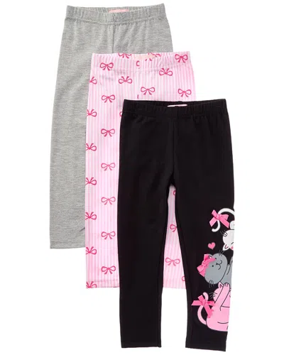 Freestyle 3pk Coquette Kitty Legging In Animal Print