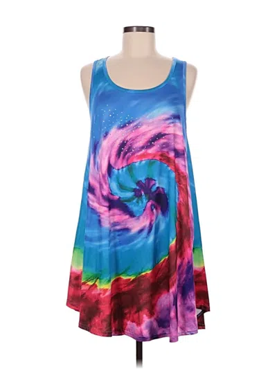 Pre-owned Freestyle Casual Dress In Blue