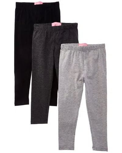 Freestyle Kids' Monochromatic 3pk Legging In Multi