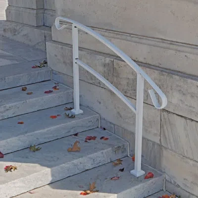 Freestyle Handirail 4-step Aluminum Rail Kit In White