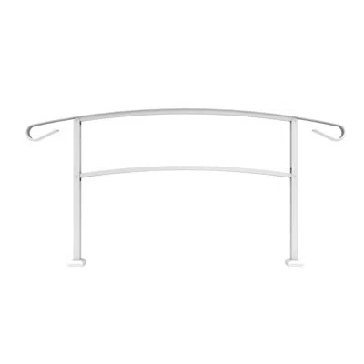 Freestyle Handirail 5-step Aluminum Rail Kit In White