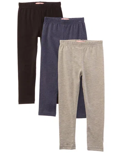 Freestyle Kids' Heather Denim 3pk Legging In Multi