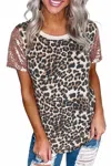 Freestyle Leopard Print In Beige In Multi