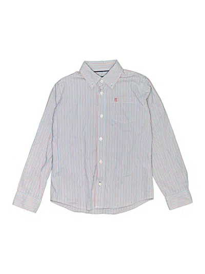Pre-owned Freestyle Kids' Long Sleeve Button Down Shirt In Blue