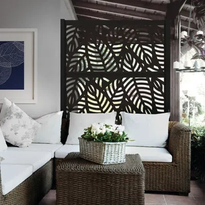 Freestyle Sanibel Decorative Screen In Umber