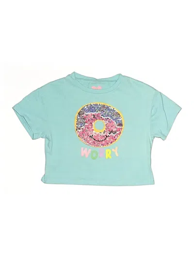 Pre-owned Freestyle Kids' Short Sleeve T-shirt In Teal