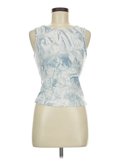 Pre-owned Freestyle Tank Top Blue Halter Neckline Tops