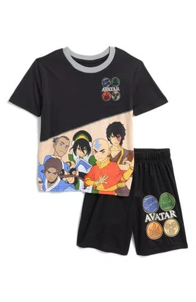 Freeze Kids' Avatar Graphic T-shirt & Shorts In Black