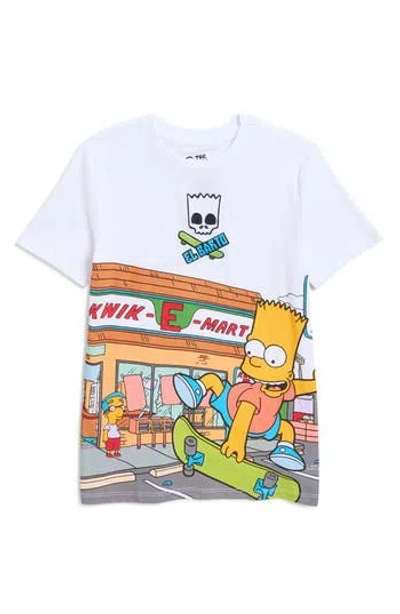 Freeze Kids' Character Graphic Crew T-shirt In White