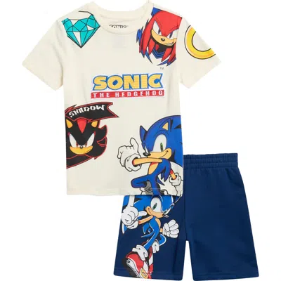 Freeze Kids' Sonic The Hedgehog® T-shirt & Shorts Set In Multi