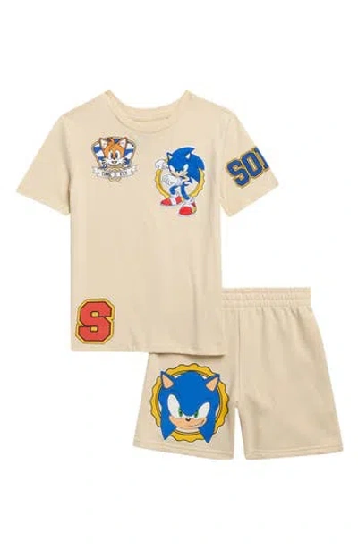 Freeze Kids' Sonic The Hedgehog® T-shirt & Shorts Set In Brown